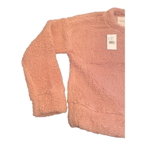𝅺THREAD & SUPPLY Crewneck Pullover Sweater In Blush - Picture 3 of 9